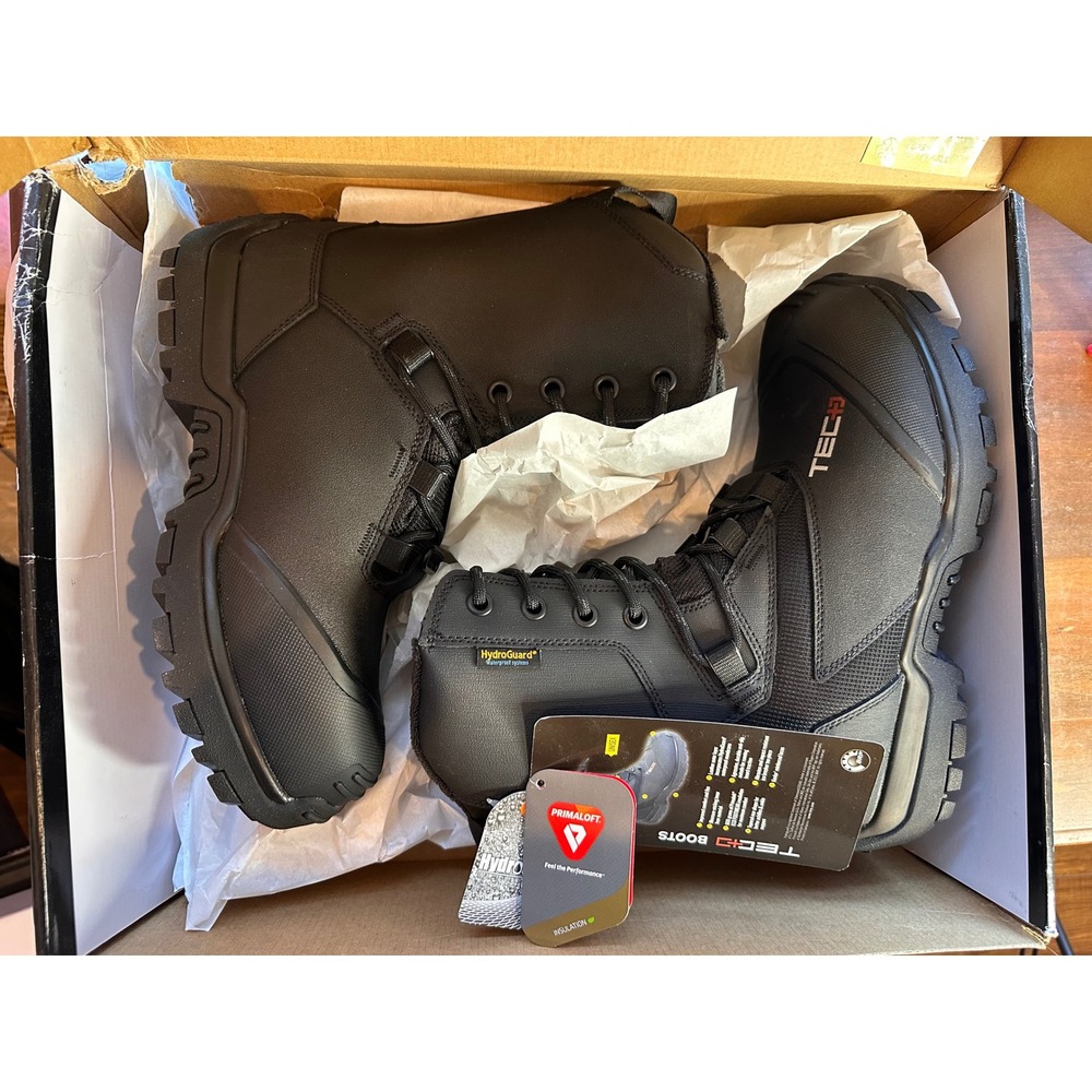NEW Ski-Doo BRP TEC+‎ Boots Black Primaloft 600g Waterproof Snowmobile Men 9
